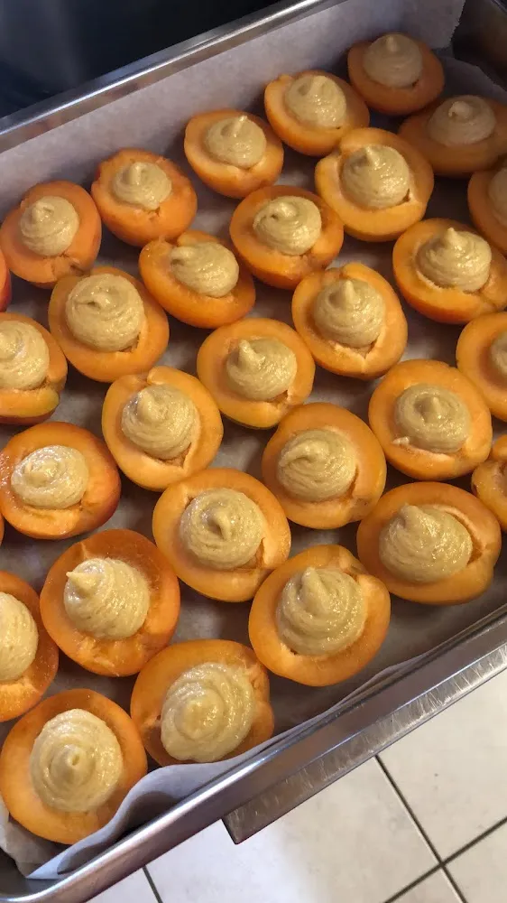 Abricots Rôtis À la Frangipane Par la Pâtissière Adele